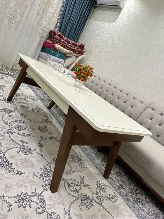 Журнальный столик для гостиной и  офисной  Mehmonxona uchun stol MDF — 1