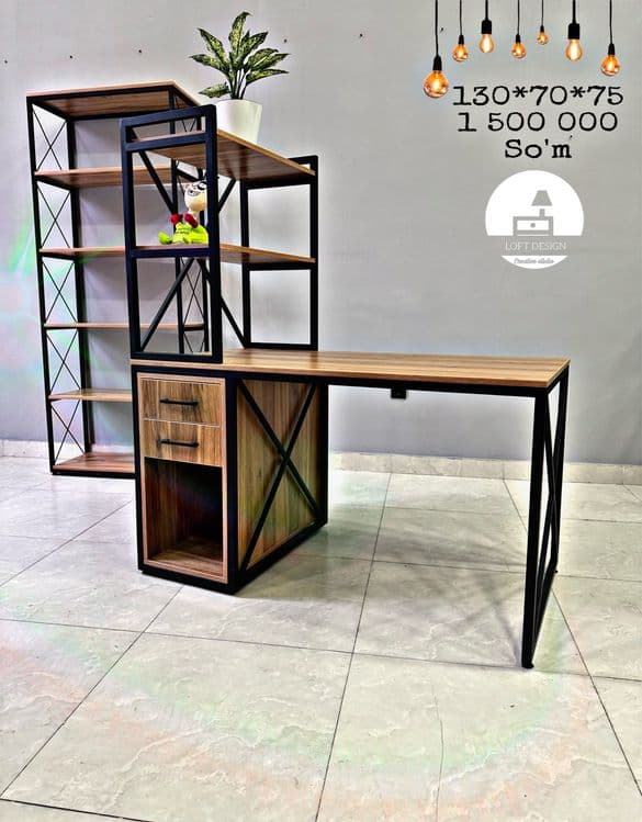 LOFT STOLLAR OPTOM VA DONAGA|Компьютерный стол|Письменный стол|Парта — 12