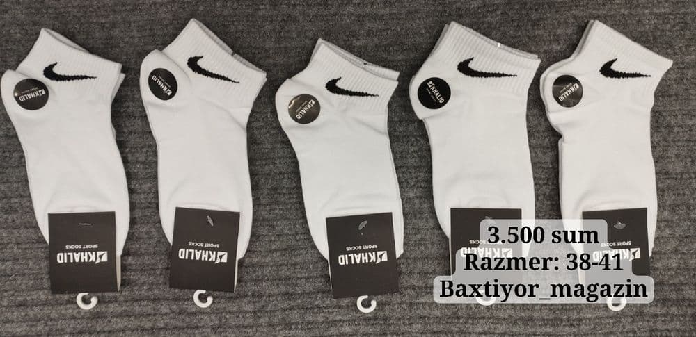 Носки найк 3500сум naski nike 3500 optom — 3