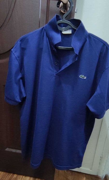 Поло мужское, футболка мужская,LACOSTE, Polo erkaklar yoqasi bilan — 1