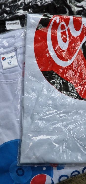 Футболки с логотипом Pepsi/CocaCola — 5