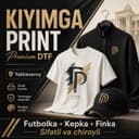 DTF print Yakkasaroy — futbolka va brend kiyim