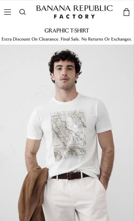Футболка из Америки. Акшдан футболка Banana Republic. — 4