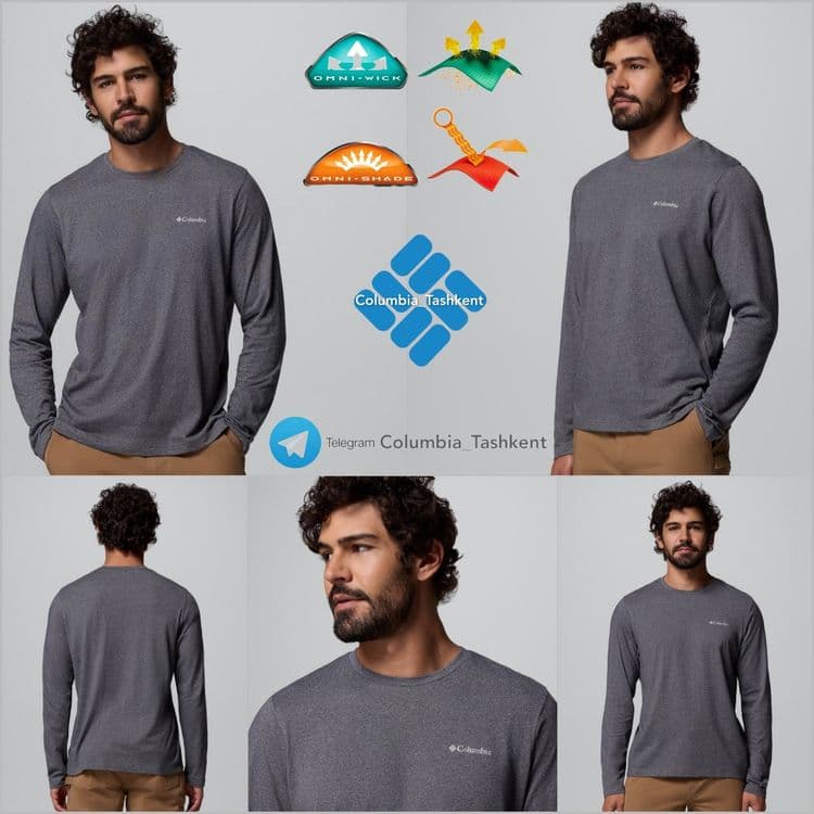 Columbia® Весенно-Летние Футболки с длинным рукавом из США — 2