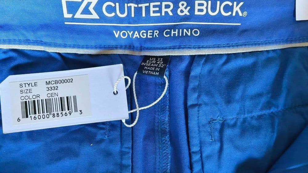 Фирменные летние брюки (слаксы) американской компании Cutter & Buck — 2