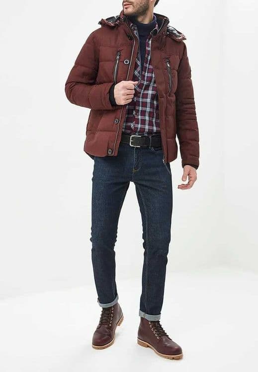 Зимняя куртка, теплая мужская Tom Tailor Red Германия [M-3XL] — 2