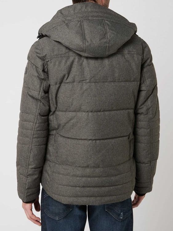 куртка мужская зимняя, пуховик мужской Duppont Brown M-3XL [48-56] — 6