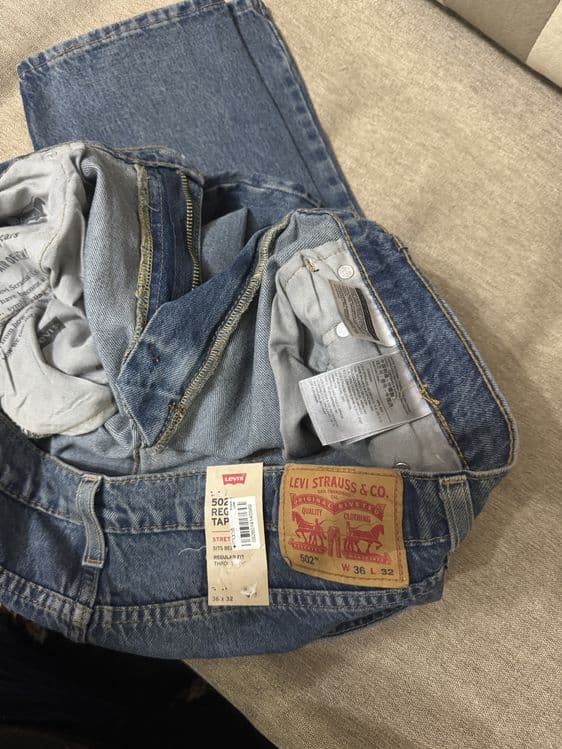 Levis 502 мужские джинсы 36/32 оригинал USA — 13