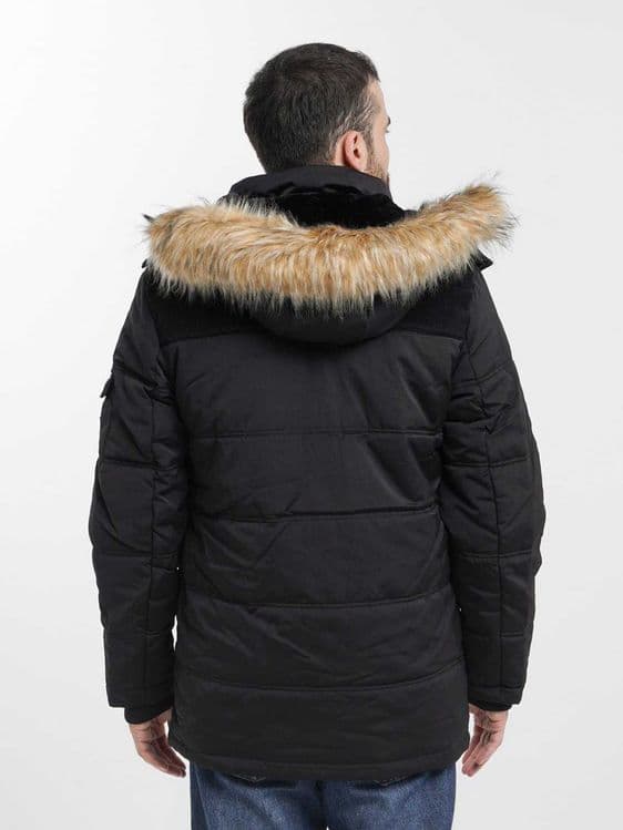 Зимняя мужская куртка пуховик аляска [M-3XL] — 7