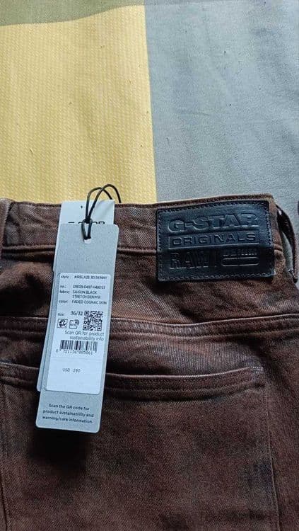 Джинсы G-STAR RAW Airblaze 3D Skinny (оригинал) — 4