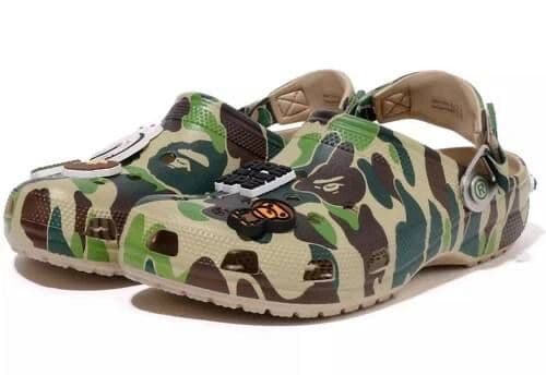 тапочки Crocs x Bape — 5