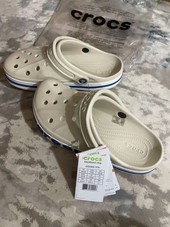 crocs размер 39 luх бежевые унисекс — 1
