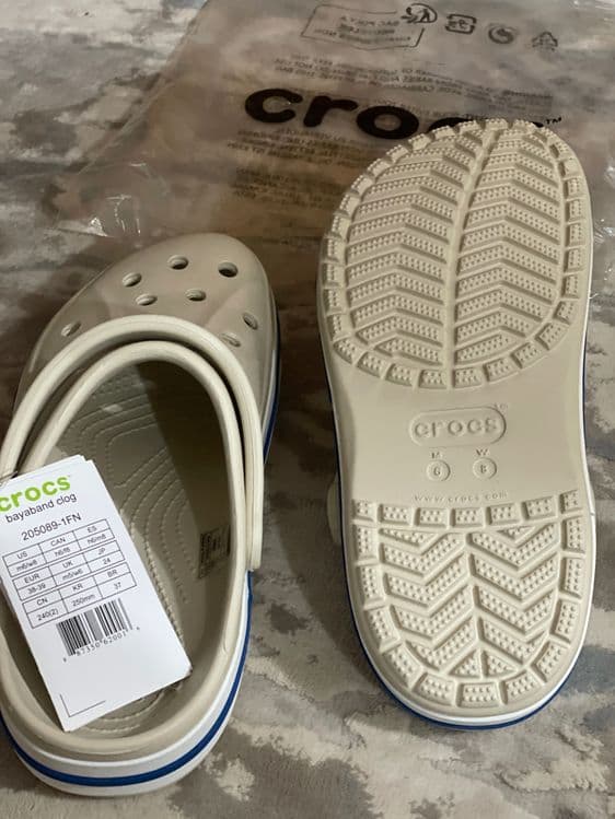 crocs размер 39 luх бежевые унисекс — 2