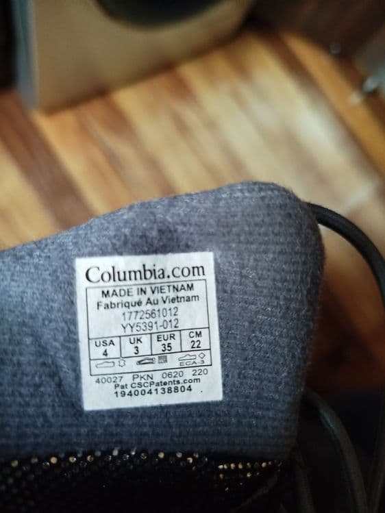 Зимняя обувь Columbia размер 35 — 5