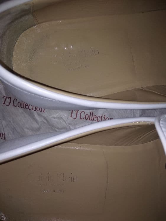 Мужская обувь, белого цвета от  CaLvin KLein,made in Italy. — 3
