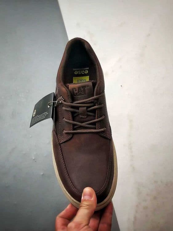 Туфли мужские кожаные CAT Ease, легкие мокасины на лето и осень 39-44 — 8