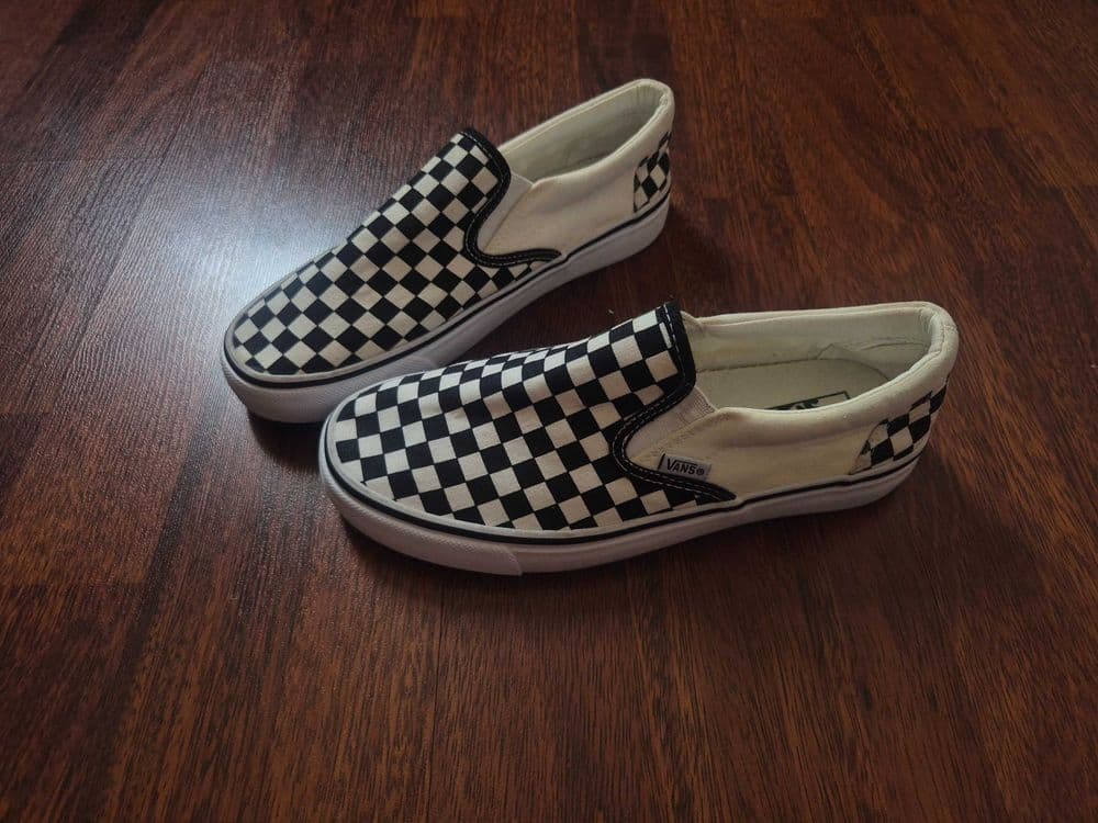ВАНС классические ШАХМАТНАЯ ДОСКА (VANS Classic Slip-On Checkerboard) — 1