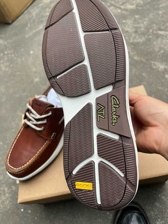 Мокасины мужские британские, кожаные туфли Clarks Atl Sail Go 39-45 — 4