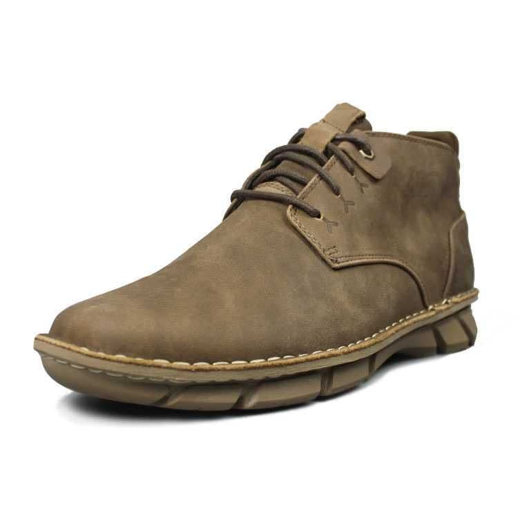 Кожаные мокасины борцовки CAT Emanate 2 khaki [39-44] — 2