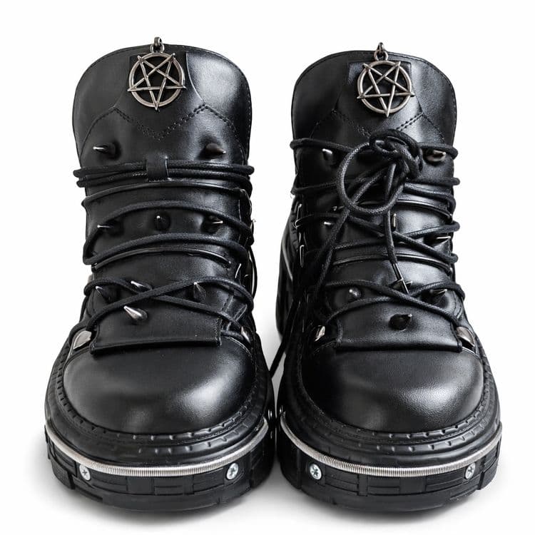 Красовки ботинки платформа / gotik oyoq kiyim platforma — 2