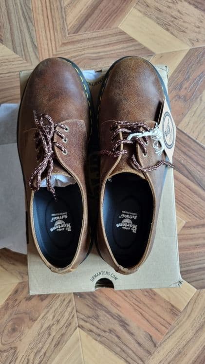 Туфли Dr. Martens в коричневом цвете — 3