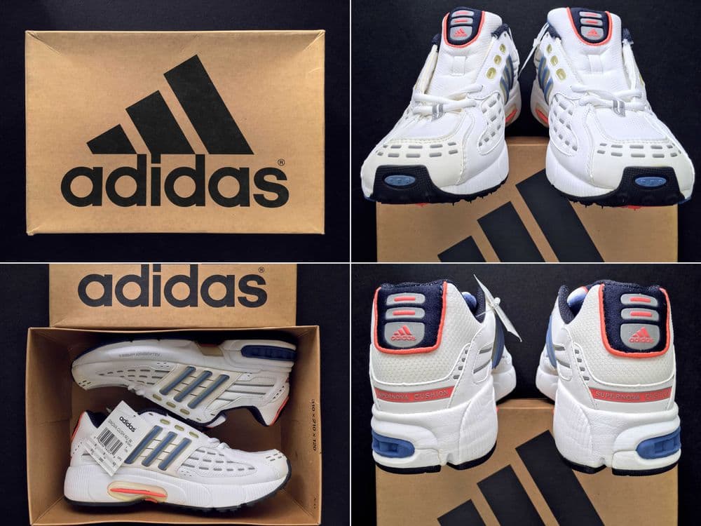 VINTAGE 2001 ADIDAS® SUPERNOVA CUSH NU W Runners — 9½/8½ (26.5) — 10