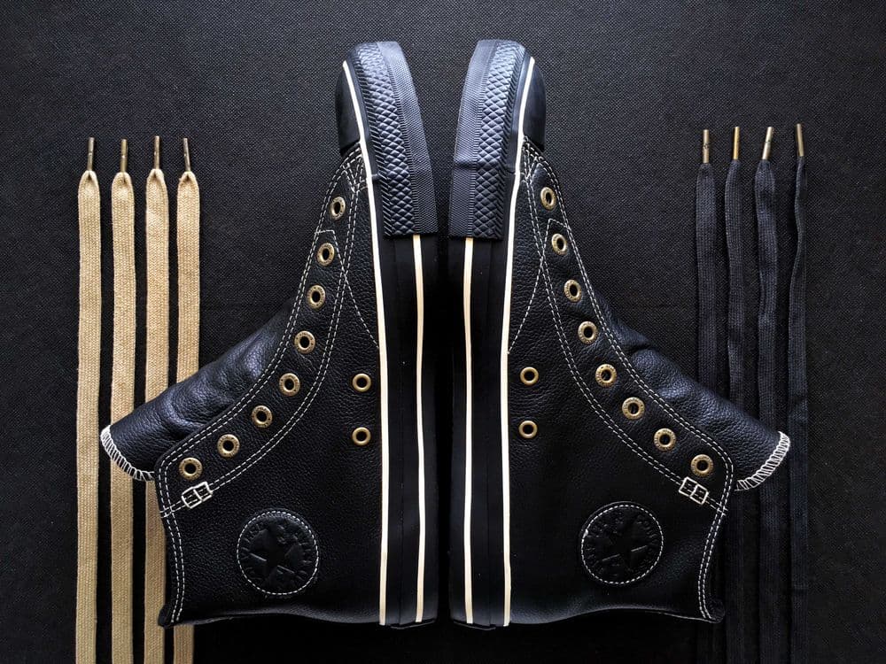 DEADSTOCK CONVERSE® Chuck Taylor A/S EUROPEAN Leather — 10 D (28.5) — 7