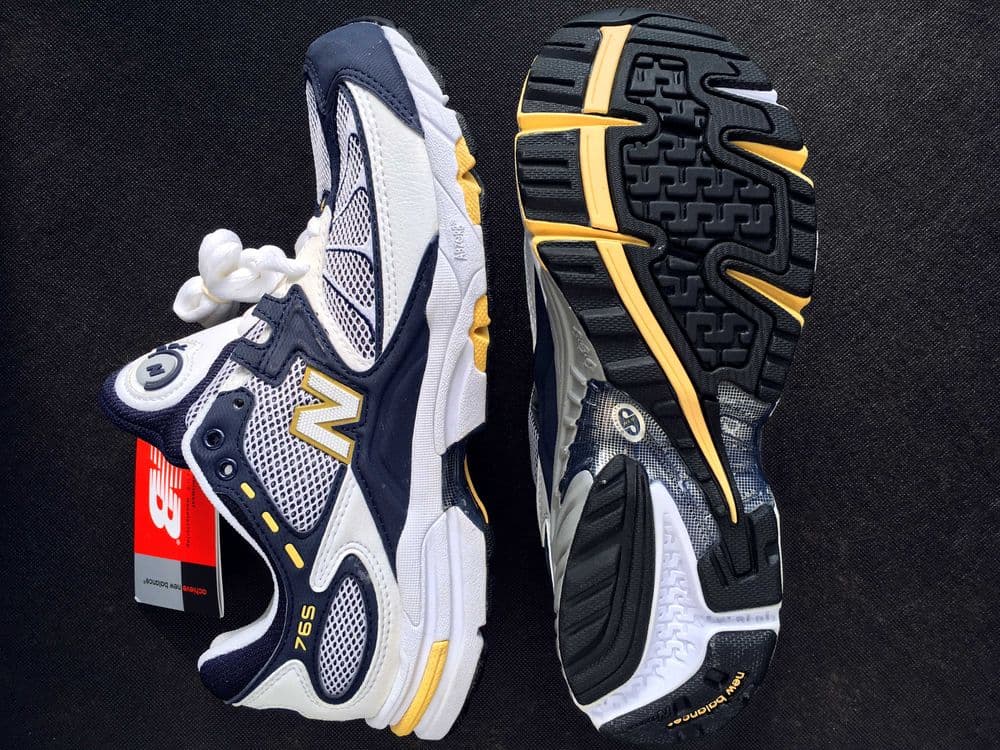 VINTAGE 2001 Made in U.S.A. New Balance® 765 Runners — 10/8 B (26.5) — 7