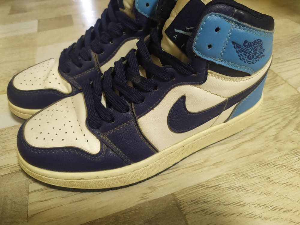 Air Jordan 1 (голубой цвет) — 2