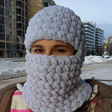 Балаклава шапки взрослым и деткам очень мягкий тёплый и гипоаллергенны — 4