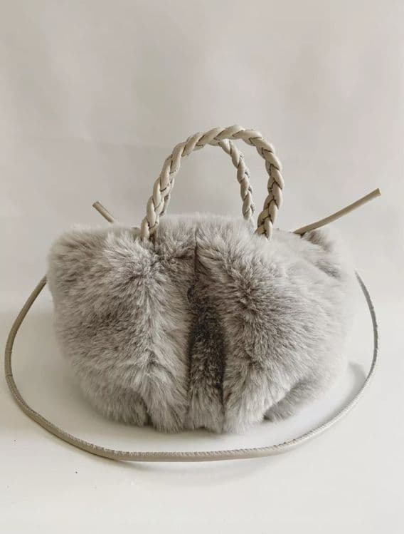 Сумка меховая, через плечо — 9