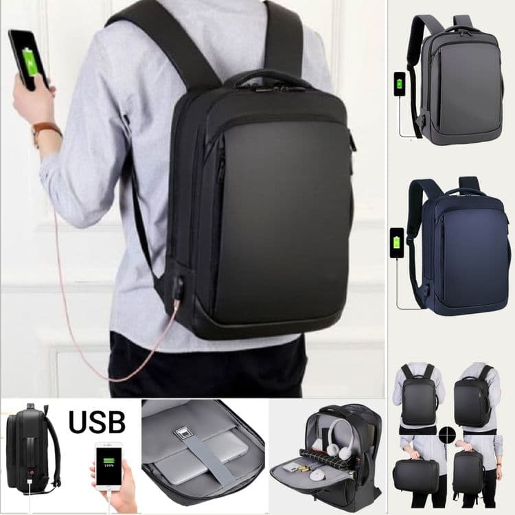 Universal sumka-ryukzak USB - PORT. Рюкзак - сумка для ноутбука. — 4