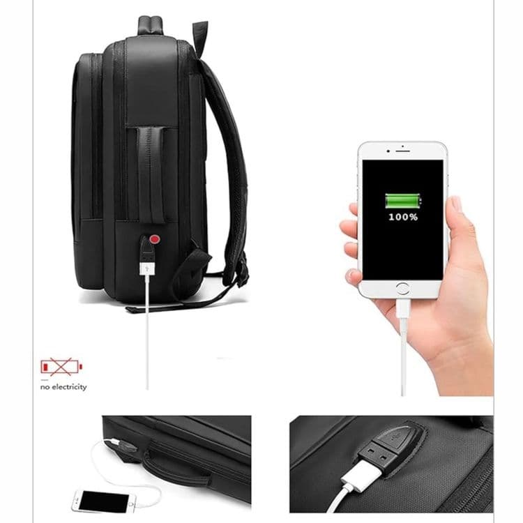 Universal sumka-ryukzak USB - PORT. Рюкзак - сумка для ноутбука. — 5