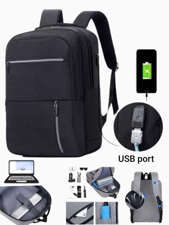 Сумка - рюкзак для ноутбука USB port. Sumka - Ryukzak Noutbuk uchun. — 3