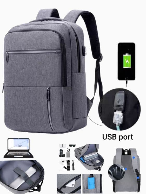 Сумка - рюкзак для ноутбука USB port. Sumka - Ryukzak Noutbuk uchun. — 4