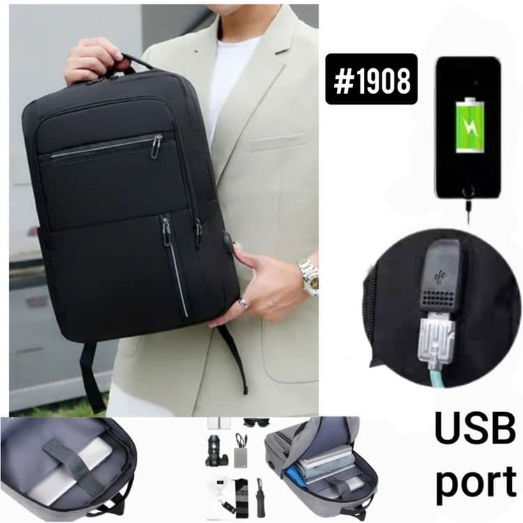 Сумка - рюкзак для ноутбука USB port. Sumka - Ryukzak Noutbuk uchun. — 7