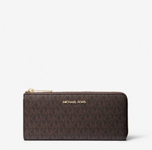 Кошелёк MICHAEL KORS JET SET с логотипом на молнии — 1