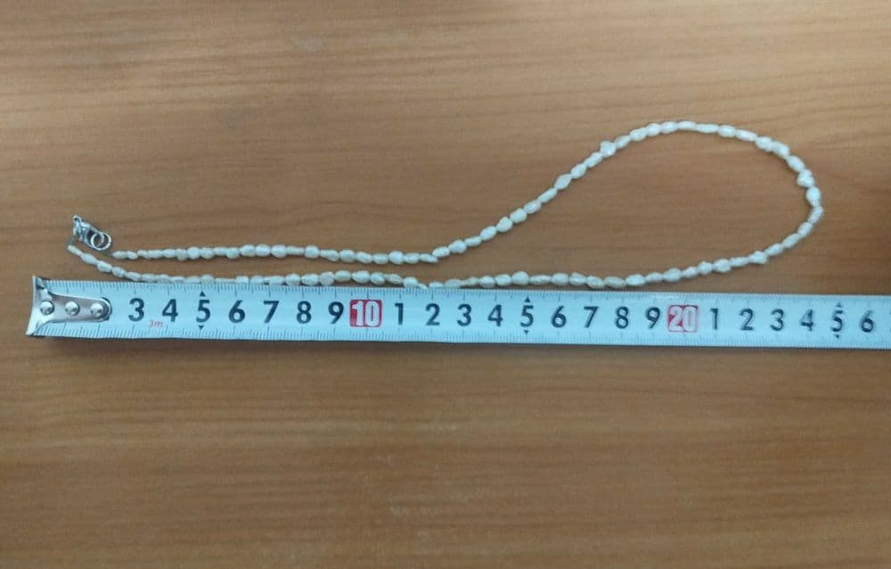 Бусы из натурального жемчуга. Речной жемчуг — 3