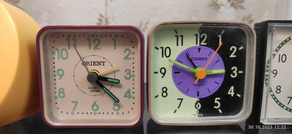 Часы будильники тревел версия - Ikea, Orient, Casio, Германия. — 3