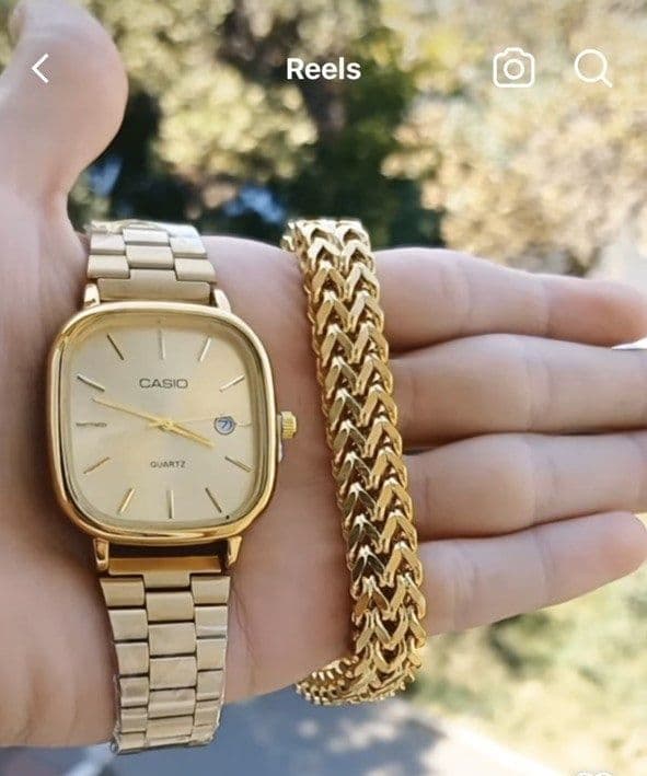 Magnetli braslet va casio soati — 1