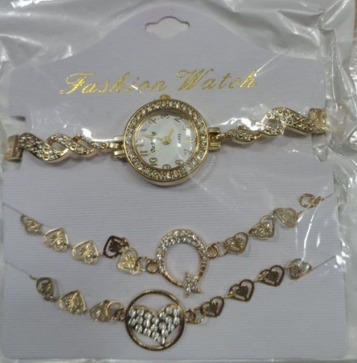 Позолоченные часы Fashion Watch — 2