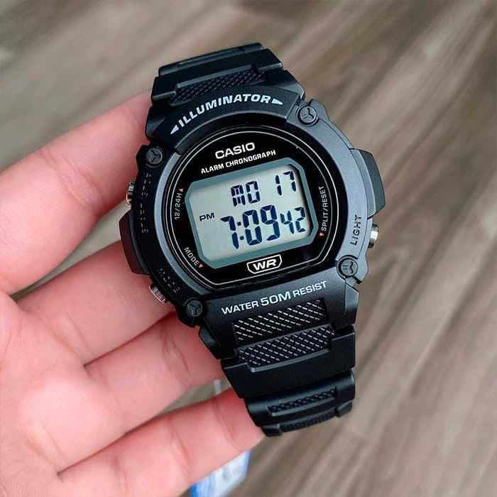 CASIO W-218H Оригинал! Водозащита 100% — 8
