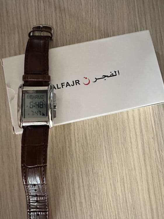 Часы Al Fajr с кожаным ремешком — 3