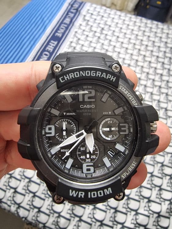 CASIO MCW100H    часы хронограф WR100M — 7