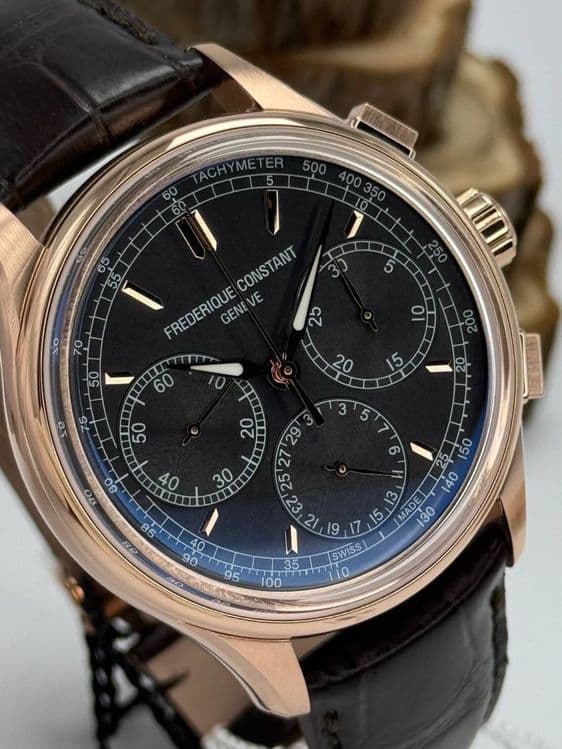 Швейцарские часы Frederique Constant, механический хронограф. — 2