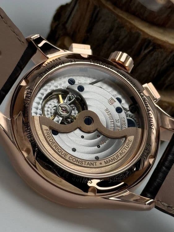 Швейцарские часы Frederique Constant, механический хронограф. — 3