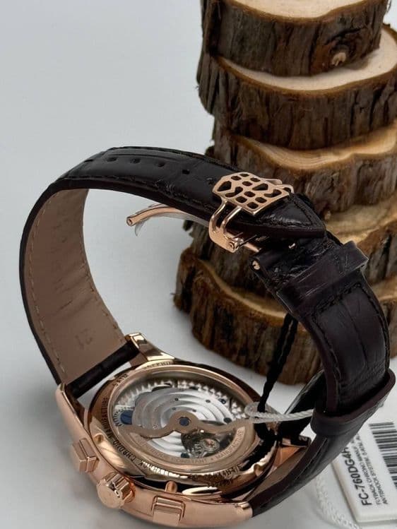 Швейцарские часы Frederique Constant, механический хронограф. — 4
