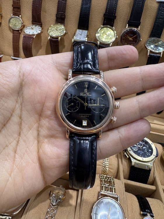 Золотые Часы Gold Time Chronograph 41гр — 1