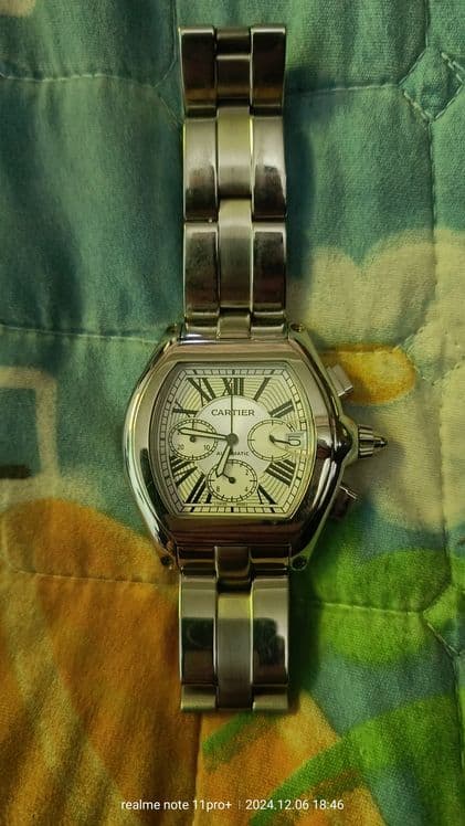 Мужской наручные часы. Оригинал. Cartier Roadster . — 2