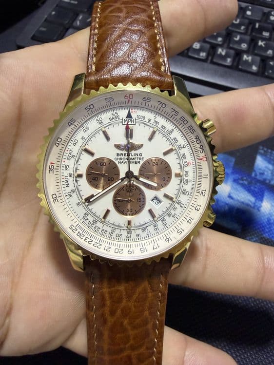 Японские Мужские часы Breitling Navitimer кварцевые Премиум